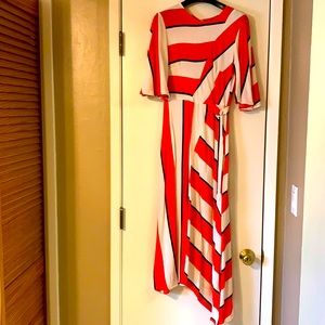 Topshop Striped Dress